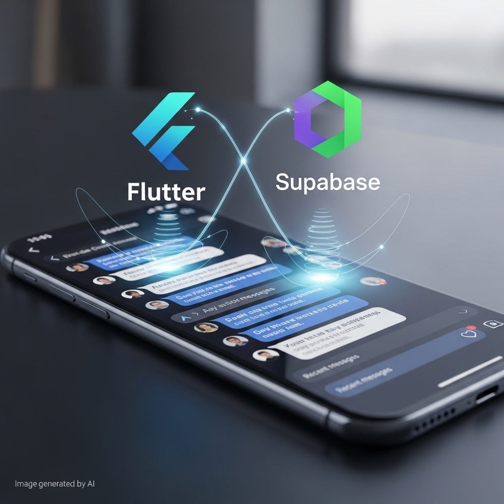 Featured image for Build a Real Time Chat App with Flutter and Supabase