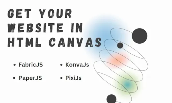 img of HTML5 canvas websites for dynamic and interactive web applications
